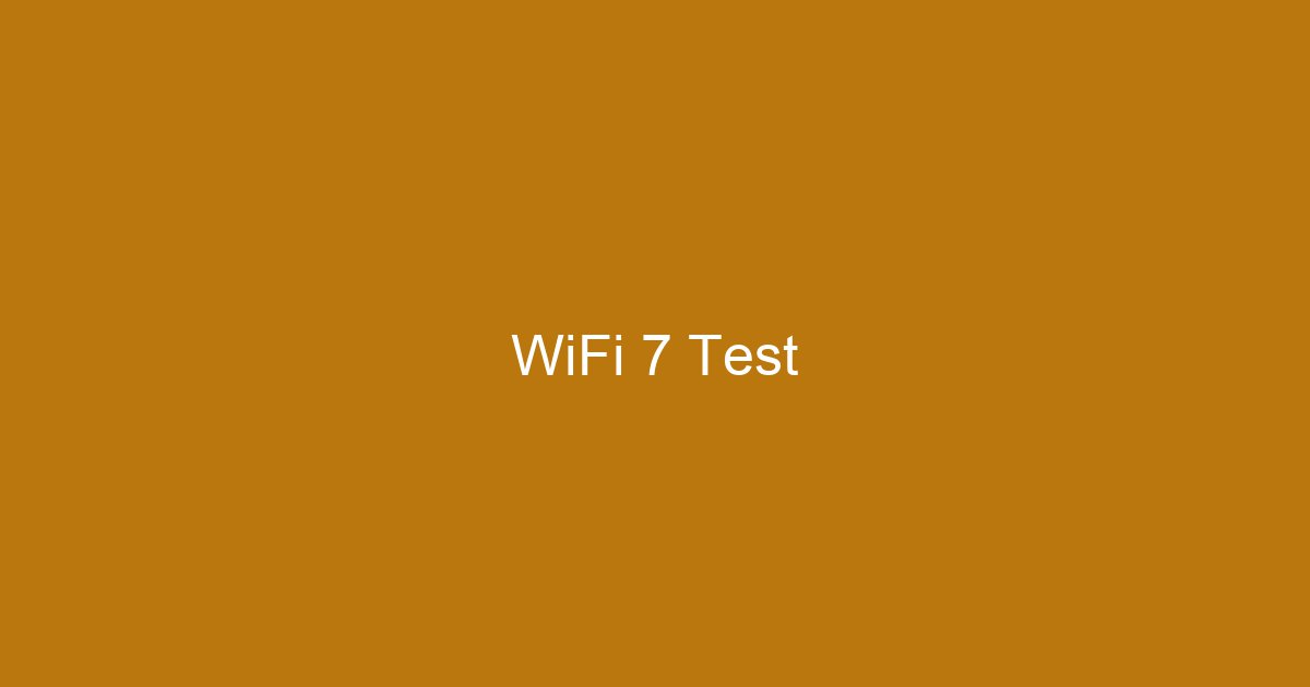 WiFi 7